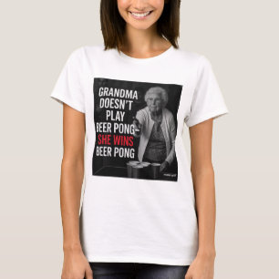 Camiseta Granny Beer Pong, T-Shirt