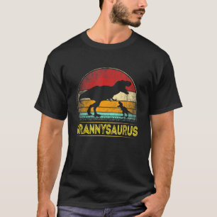 Camiseta Grannysaurus T Rex Dinossaur Avó Sara Família M