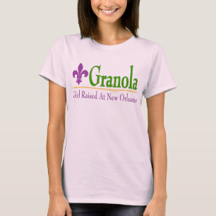 Camiseta Granola: Rapariga Criada Em New Orleans T-Shirt