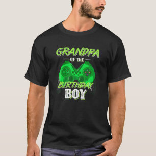 Camiseta Granpa Da Matriz Familiar De Jogo Do Aniversário