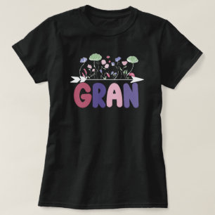 Camiseta Gran's Wildflower Garden: Gran Vibrante