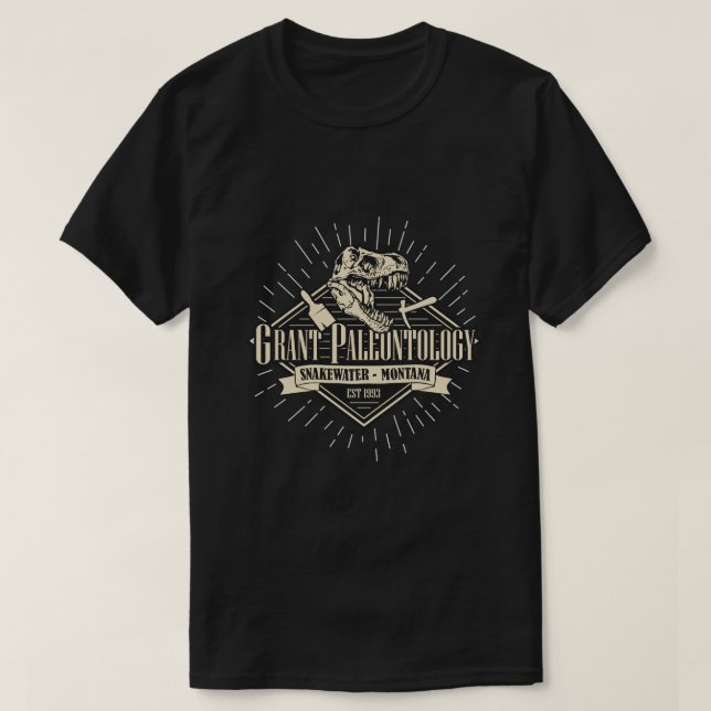 Camiseta Grant paleontology T-Shirt (Frente do Design)
