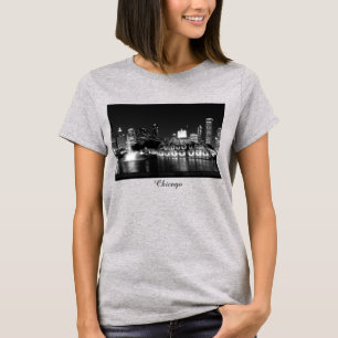 Camiseta Grant Park Chicago Grayscale