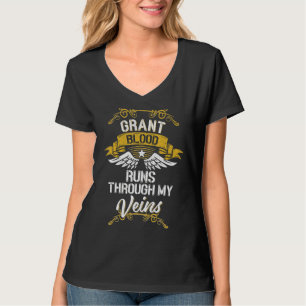Camiseta Grant Sangue Passa Pelas Minhas Veias