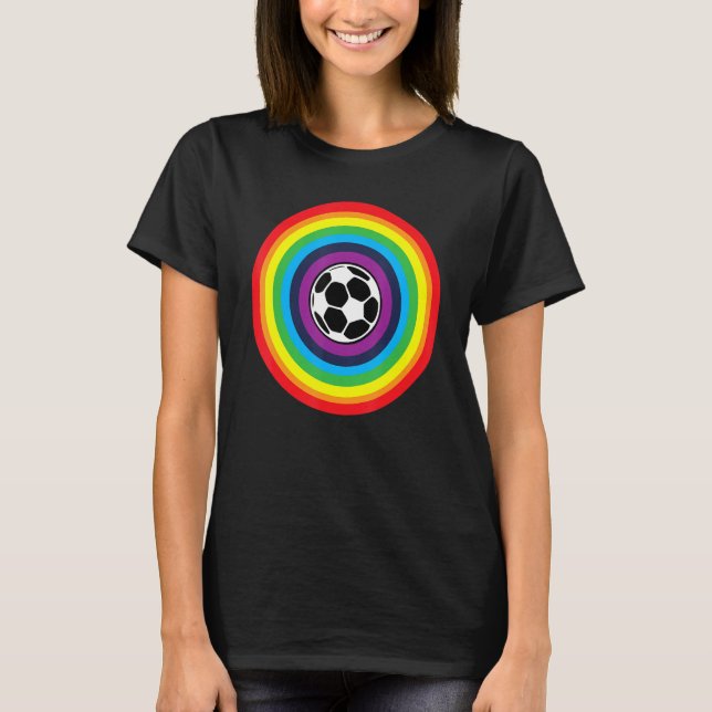 Camiseta Grant Wahl Arco-íris Cores LGBT Futebol (Frente)
