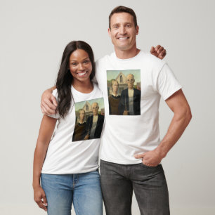 Camiseta Grant Wood - Americano Gótico