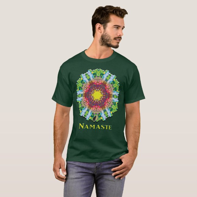 Camiseta Granular do Caleidoscópio (Frente Completa)