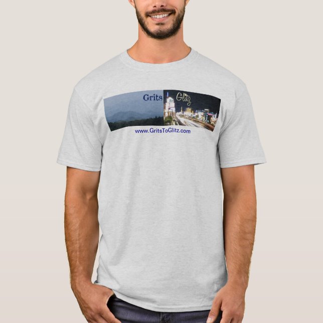 Camiseta Grãos ao t-shirt do podcast do Glitz (Frente)