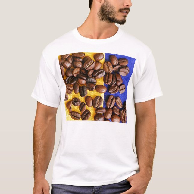 Camiseta Grãos de Café (Frente)