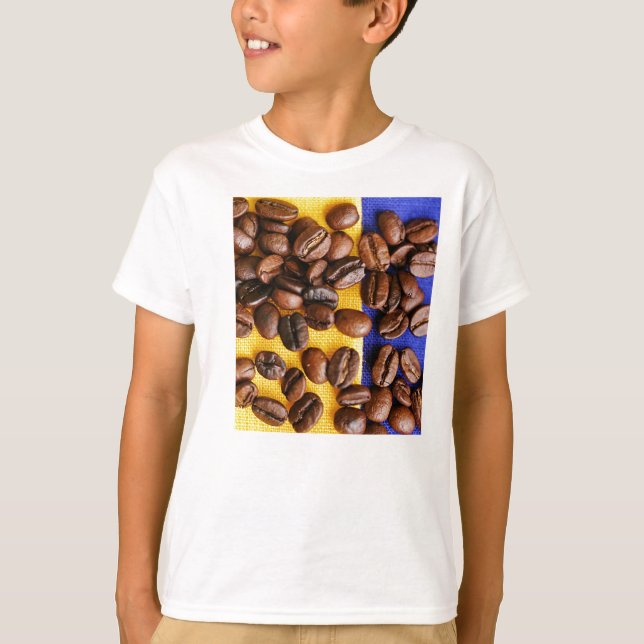 Camiseta Grãos de Café (Frente)