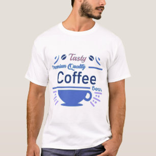 Camiseta "Grãos de Café de Qualidade Premium Saborosos"