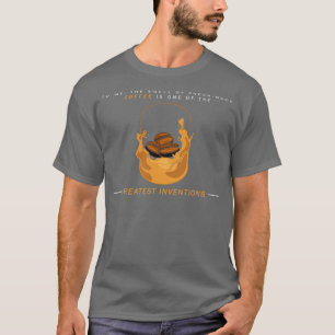 Camiseta Grãos de café para Café e Espresso