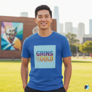 Camiseta Grãos para T-shirts Douradas e engraçadas