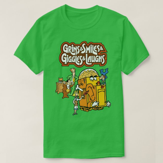 Camiseta Grãos Sorri Rindo Rindo Cereal (Frente do Design)