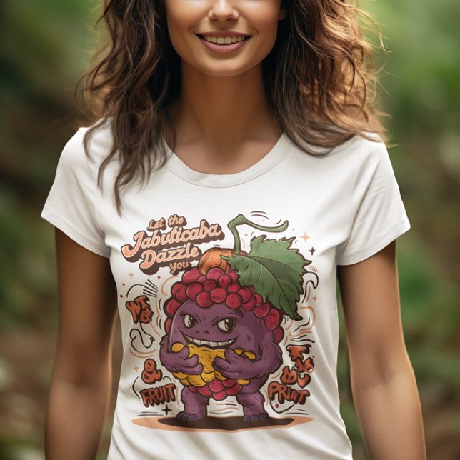Camiseta Grape Galore: Personagem de desenho animado Com Ja (Criador carregado)