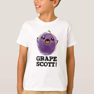 Camiseta Grape Scott Funny Fruta Grape Pun