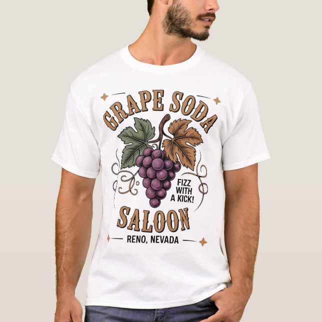 Camiseta Grape Soda Saloon (Frente)
