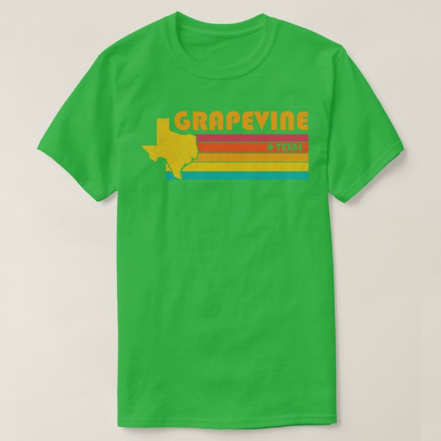 Camiseta Grapevine Texas Vintage - Souvenir Incomodado (Frente do Design)