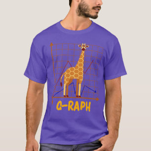 Camiseta GRaph Engraçado Giraffe Art Lovely Animal Men Ki