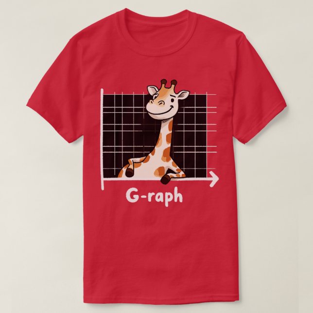 Camiseta Graph Mathamatic Giraffe (Frente do Design)