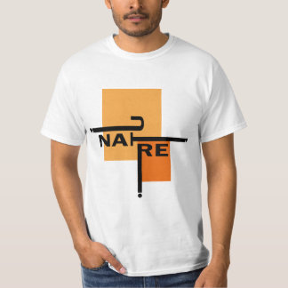 Camiseta Graphic-based designs: Modern Typography, Orange