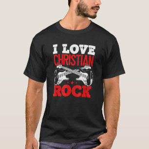 Camiseta Graphic Christian Rock Roupa I Love Christian Ro