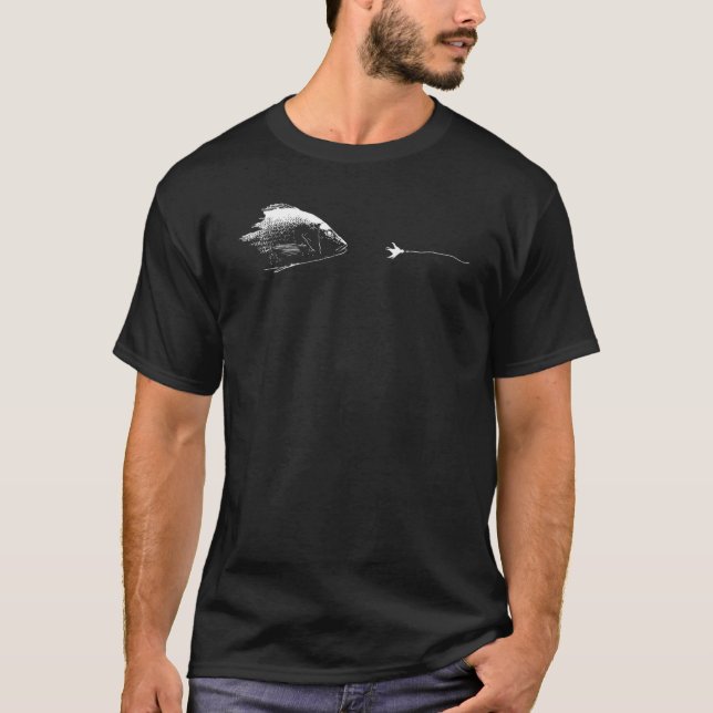 Camiseta Graphic Fly Fishing Hook Line  Fish Redfish 1 (Frente)