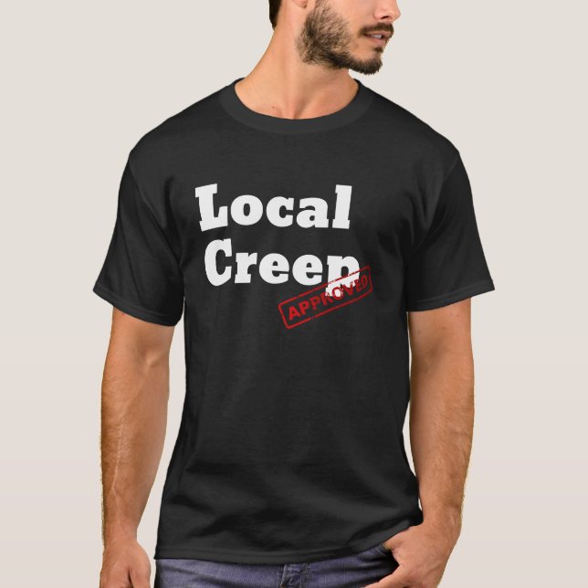 Camiseta Graphic Fun Approved Apparel Approved Local Creep (Frente)