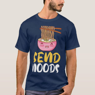 Camiseta Graphic Funny S Send Noods Ramen Noodle Lover141