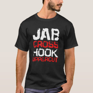 Camiseta Graphic Jiu Jitsu Roupa Jab Cross Hook