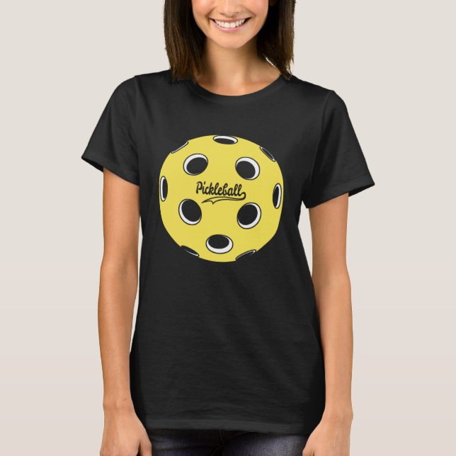 Camiseta Graphic Pickleball Ball Yellow (Frente)