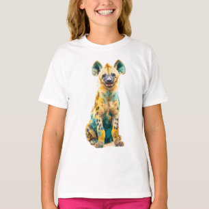Camiseta Graphic Pop Art Psych-Color Hiena