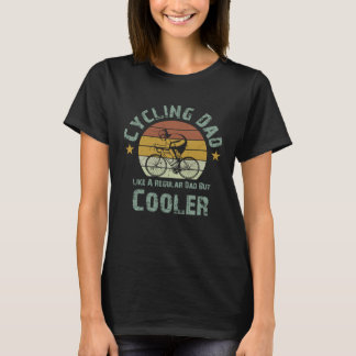 Camiseta graphic tees Cycling Dad Like A Regular Dad But Co