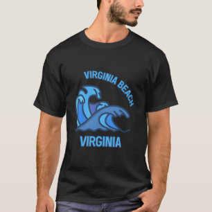 Camiseta Graphic Virginia Beach Pocket Wave Souven