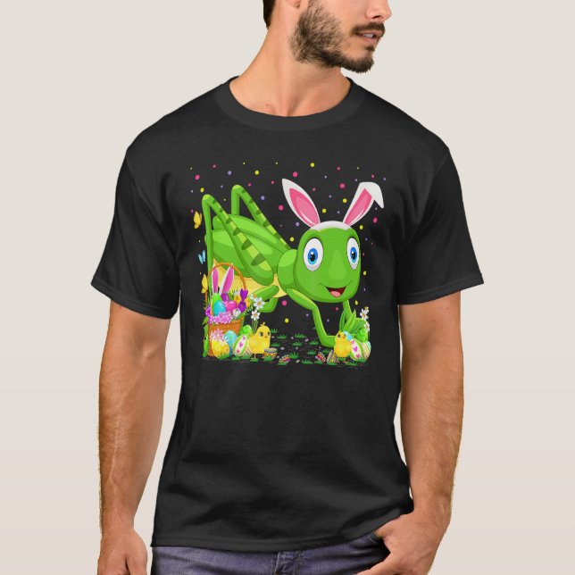Camiseta Grasshopper Easter Egg Hunting Grasshopper Easter  (Frente)