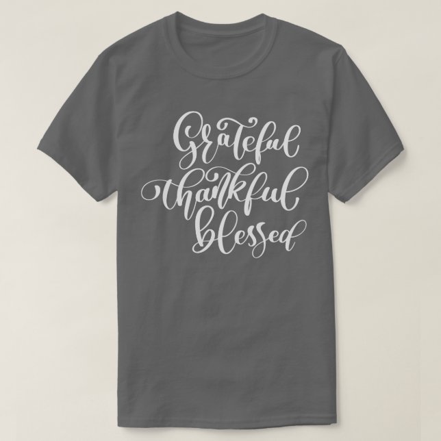 Camiseta Grata Graças Abençoado 2 (Frente do Design)