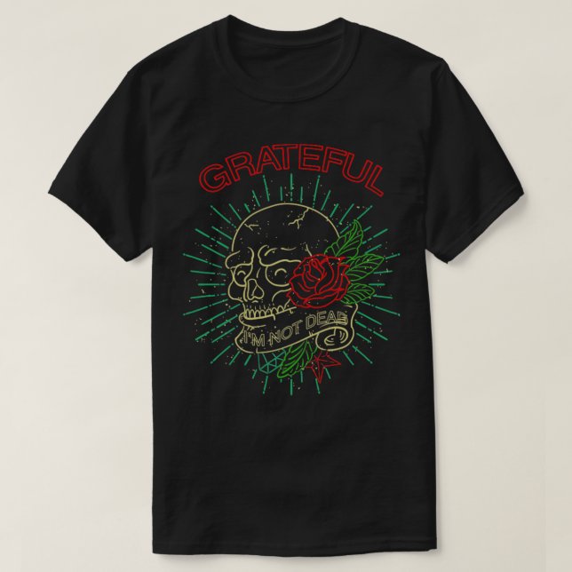 Camiseta Grata Não Sou Narcóticos Mortos Anônimos NA AA (Frente do Design)