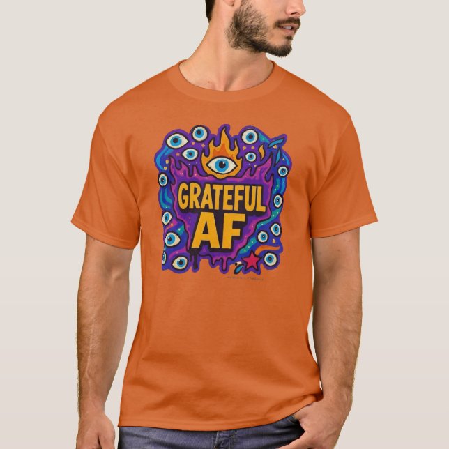 Camiseta Grateful AF - T-Shirt (Frente)