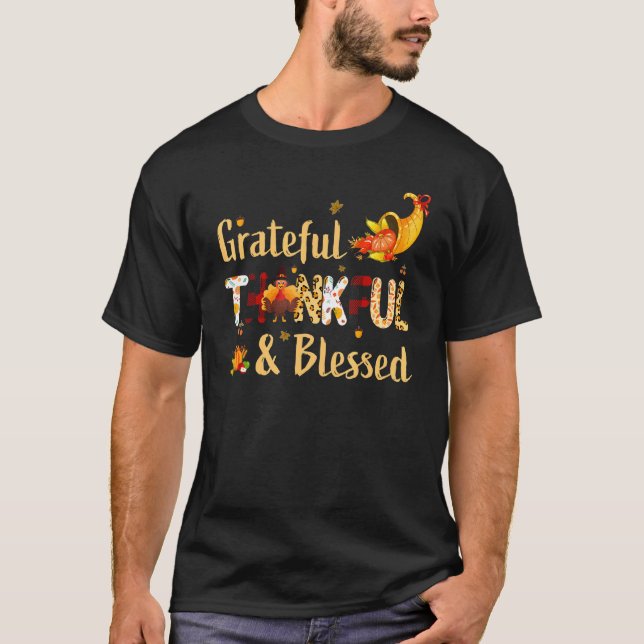 Camiseta Grateful Gobble Gobble Ganksgivi (Frente)