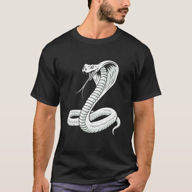 Camiseta Grático Cobra Feroz Angustiado (Frente)