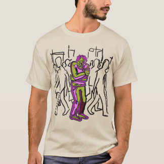 Camiseta Grático Inspirador de Consciência da Saúde Mental 