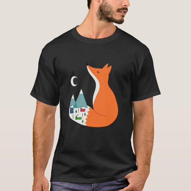 Camiseta Grático Threadless Andy Westface Sonhos de Inverno (Frente)