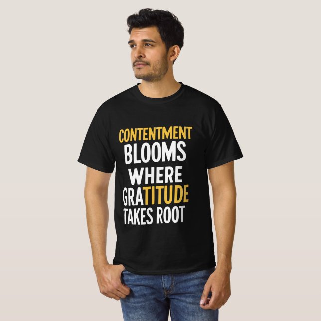 Camiseta Gratidão Cresce-Motivação (Frente Completa)
