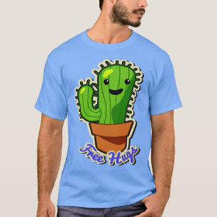 Camiseta Grátis Hugs Cactus