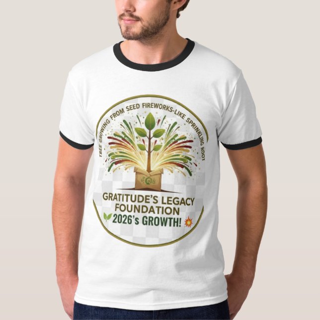 Camiseta Gratitude's Legacy Foundation 2026 Growth Tree T-S (Frente)