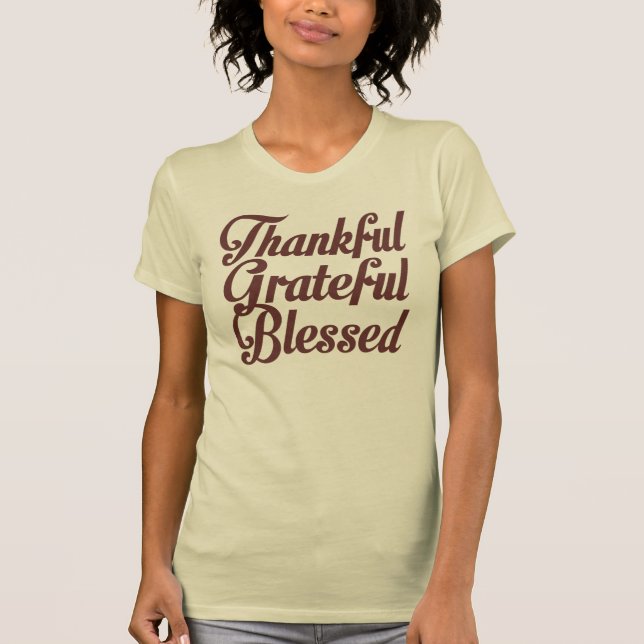 Camiseta Grato grato abençoado (Frente)