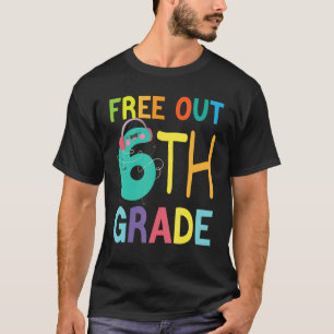 Camiseta Gratuita 6 Feliz Dia Passado Crianças Escolares B