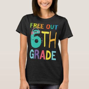 Camiseta Gratuita 6 Feliz Dia Passado Crianças Escolares B