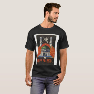Camiseta gratuita da Palestina, estilo soviético