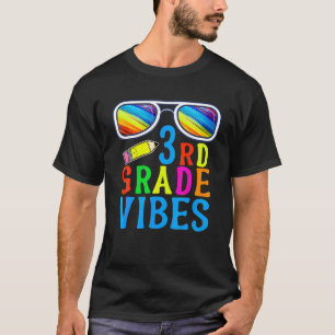 Camiseta Grau 3º Vibes Engraçado 3º Ano De Volta À Escola T